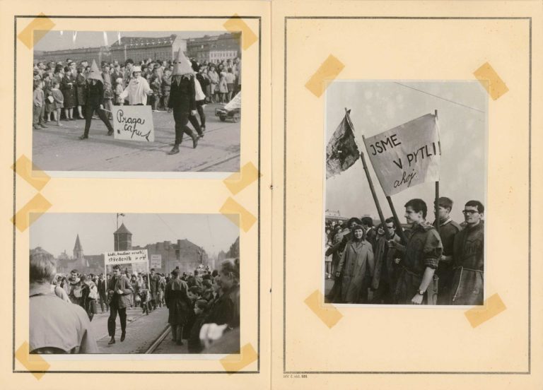 Fotodokumentace k průběhu studentského majálesu