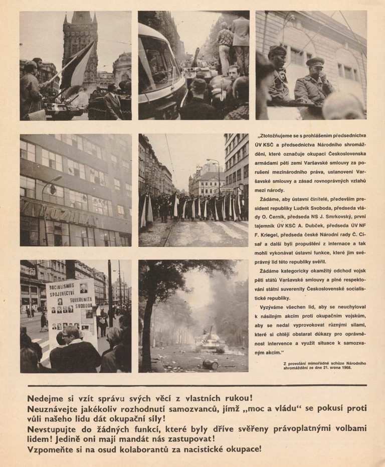 Svět v obrazech, zvláštní vydání z 21. 8. 1968 „Proč, Počemů”