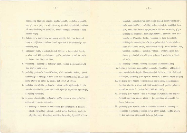 Dekret prezidenta republiky č. 100/1945 Sb. o znárodnění dolů a některých průmyslových podniků