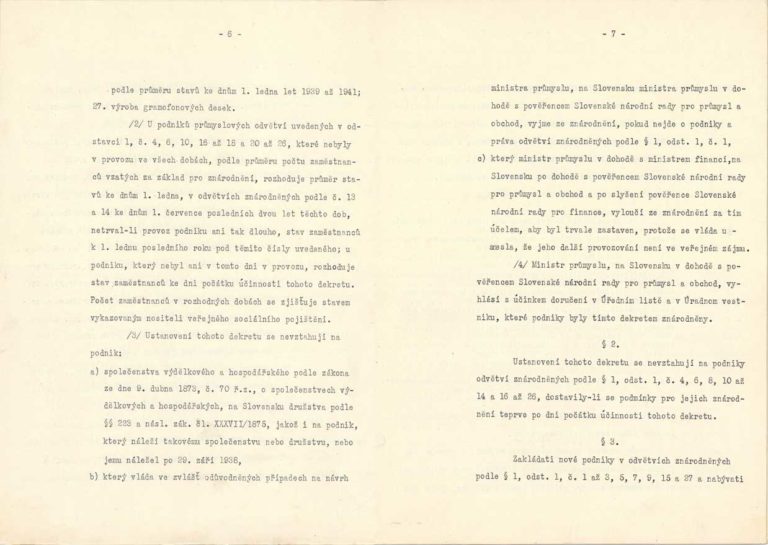 Dekret prezidenta republiky č. 100/1945 Sb. o znárodnění dolů a některých průmyslových podniků