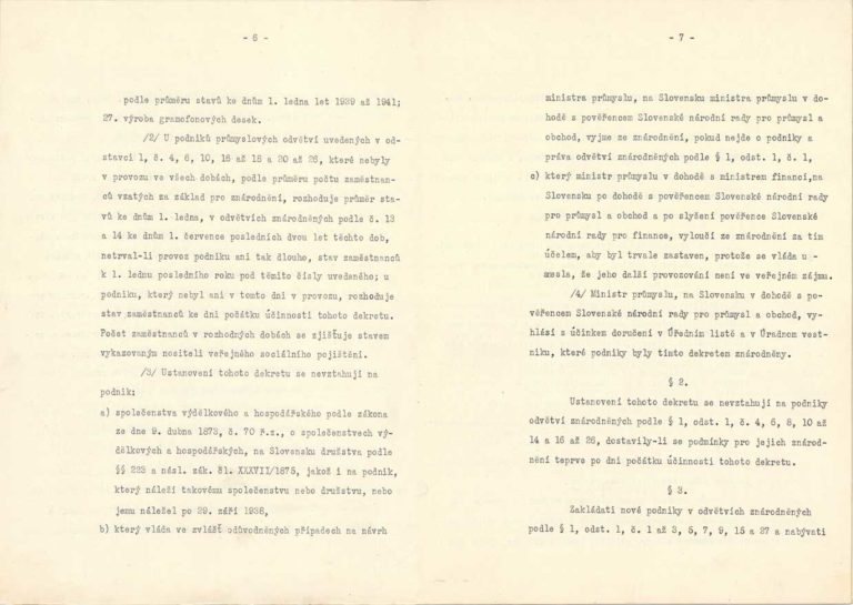 Dekret prezidenta republiky č. 100/1945 Sb. o znárodnění dolů a některých průmyslových podniků