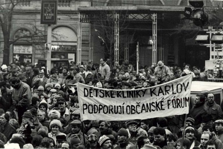 Demonstrace 1989, Praha, NA, Sb. FSČF – archiv