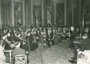 Prezident E. Beneš na recepci v hotelu Waldorf Astoria, 1943, 20. květen