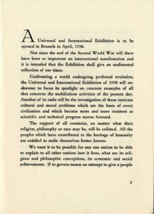 A Message from the Governments Commissioner General