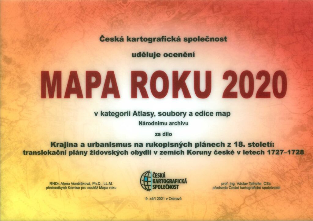 Diplom Mapa roku 2020