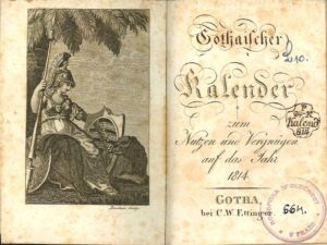 Gothaischer Kalender zum Nutzen und Vergnügen auf das Jahr 1814