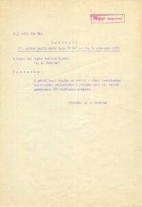 Přepis dopisu G. Husáka A. Novotnému, 23. září 1959.