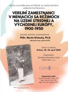 Mezinárodní vědecká konference k veřejné správě v Košicích