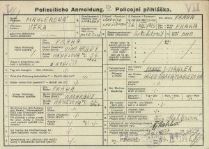 Národní archiv přispěl k poznání osudu židovské dívky Věry Mahlerové