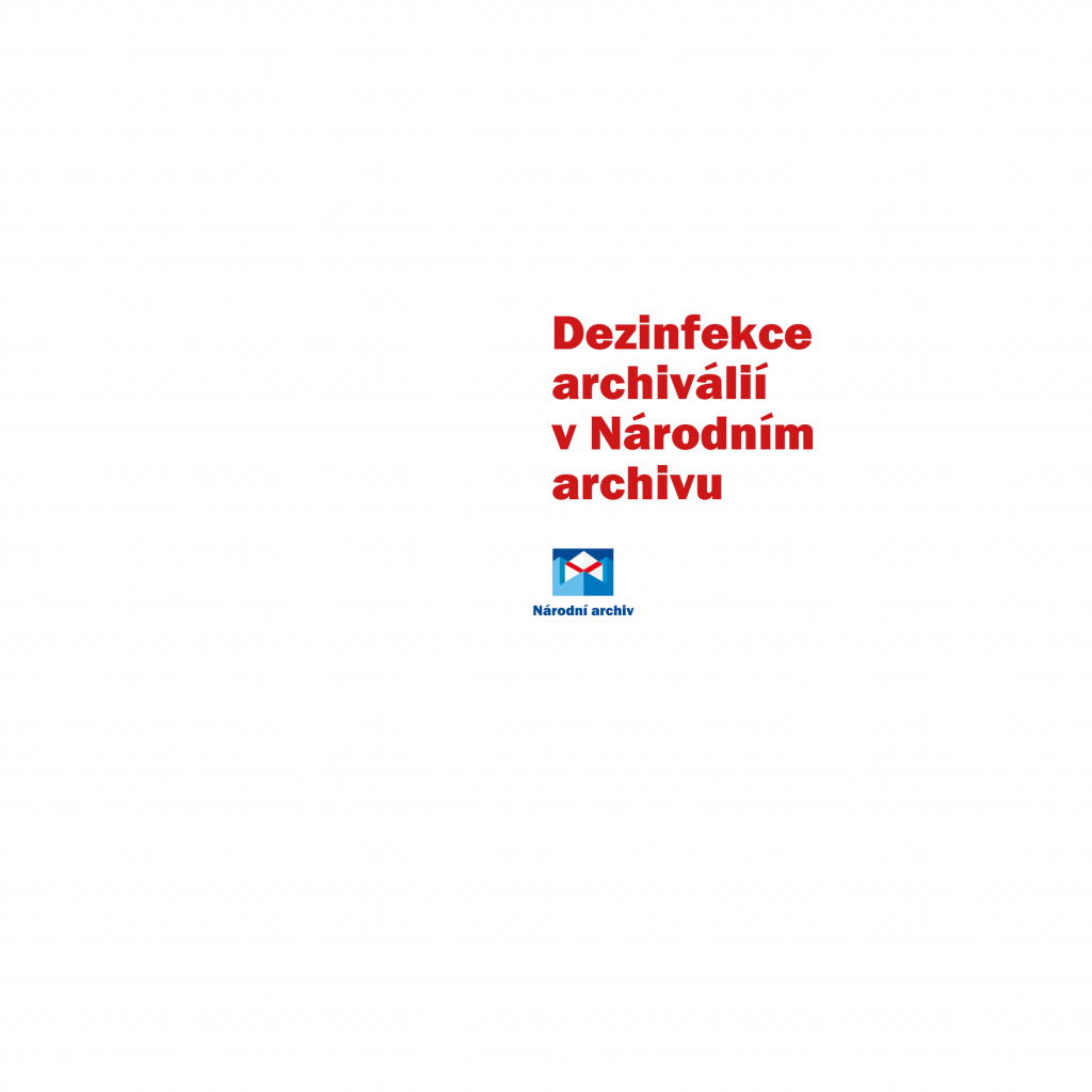Dezinfekce archiválií v Národní archivu
