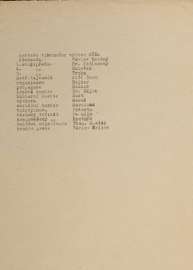 Zpráva bývalého člena České národní rady a člena ÚV KSČ L. Čivrného pro generálního tajemníka strany R. Slánského o I. řádném zasedání prozatímního výboru Svazu české mládeže. Přiložen seznam členů zvoleného ústředního výboru.