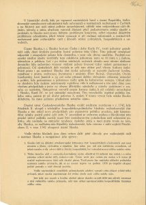 Zpráva Slezské národní rady vládě Československé republiky o chaotických poměrech ve Slezsku (zejména na Opavsku, Hlučínsku a Těšínsku) se žádostí o podporu. Připojeno Slezské memorandum.