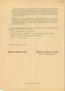 Zpráva Slezské národní rady vládě Československé republiky o chaotických poměrech ve Slezsku (zejména na Opavsku, Hlučínsku a Těšínsku) se žádostí o podporu. Připojeno Slezské memorandum.