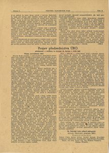 Věstník závodních rad informující o zvolení A. Zápotockého do čela Ústřední rady odborů.
