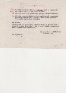 Pokyny Ministerstva zemědělství pro provádění osidlování určené okresním národním výborům a okresním správním komisím.