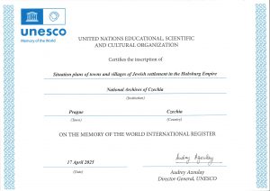 Ministerstvo kultury slavnostně předalo certifikáty Paměti světa UNESCO