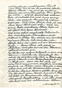 Frankův dopis Vrchnímu velitelství amerických okupačních vojsk v Německu s prosbou o brzké předání z Prahy zpět do americké okupační zóny z důvodu setkání s manželkou a dětmi.