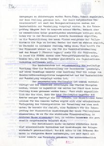 Měsíční situační zpráva náměstka pražského primátora J. Pfitznera za období od 1. 4. do 30. 6. 1942 obsahující mj. vyjádření lítosti nad úmrtím R. Heydricha a odsouzení atentátu, zaslaná státnímu tajemníkovi K. H. Frankovi (s průvodním dopisem z 1. 7. 1942).