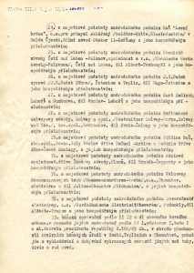 Zřizovací listina národního podniku Severočeské hnědouhelné doly, Most, vydaná Ministerstvem průmyslu (koncept).