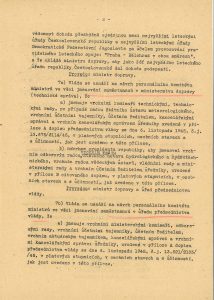 Záznam Úřadu předsednictva vlády k usnesení 101. schůze vlády ve věci podání demise a dalšího postupu v organizačních a personálních otázkách.