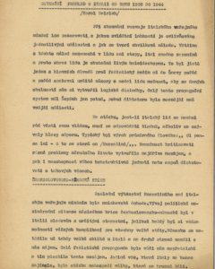Souhrnná situační zpráva o vývoji v Itálii v letech 1938-1944 (1945)