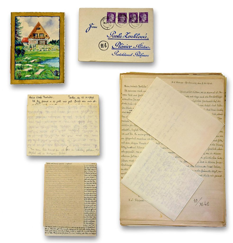 Dopisy manželce Pavle Zenklové z koncentračních táborů Dachau a Buchenwald