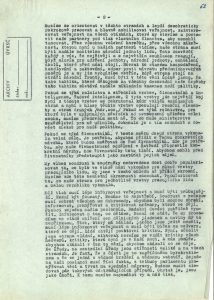 Závěrečné slovo K. Gottwalda na zasedání Ústředního výboru KSČ.