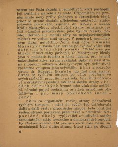 Projev předsedy strany P. Zenkla na sjezdu ČSNS.