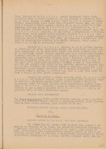 Zápis z 35. schůze první čs. vlády zahrnující jednání vlády o předání Podkarpatské Rusi Sovětskému svazu (v příloze opis českého znění smlouvy).