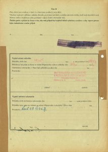 Členské přihlášky manželů Zápotockých do pražské pobočky SOPV (s přílohou).