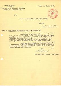 Členské přihlášky manželů Zápotockých do pražské pobočky SOPV (s přílohou).