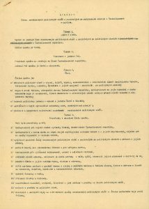 Stanovy SOPV a pozůstalých po politických vězních v Československé republice.