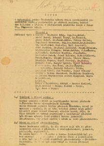 Zápis z ustavující schůze Ústředního výboru SOPV konané 8. ledna 1946.