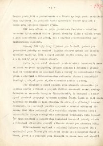 Žaloba národního prokurátora F. Tržického na O. Bláhu, R. Rychtrmoce a G. Mohapla.