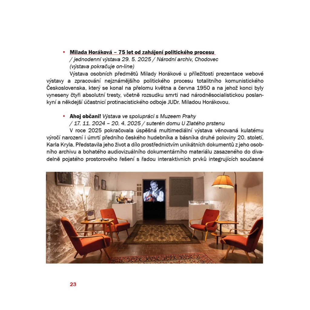 Národní archiv v roce 2025