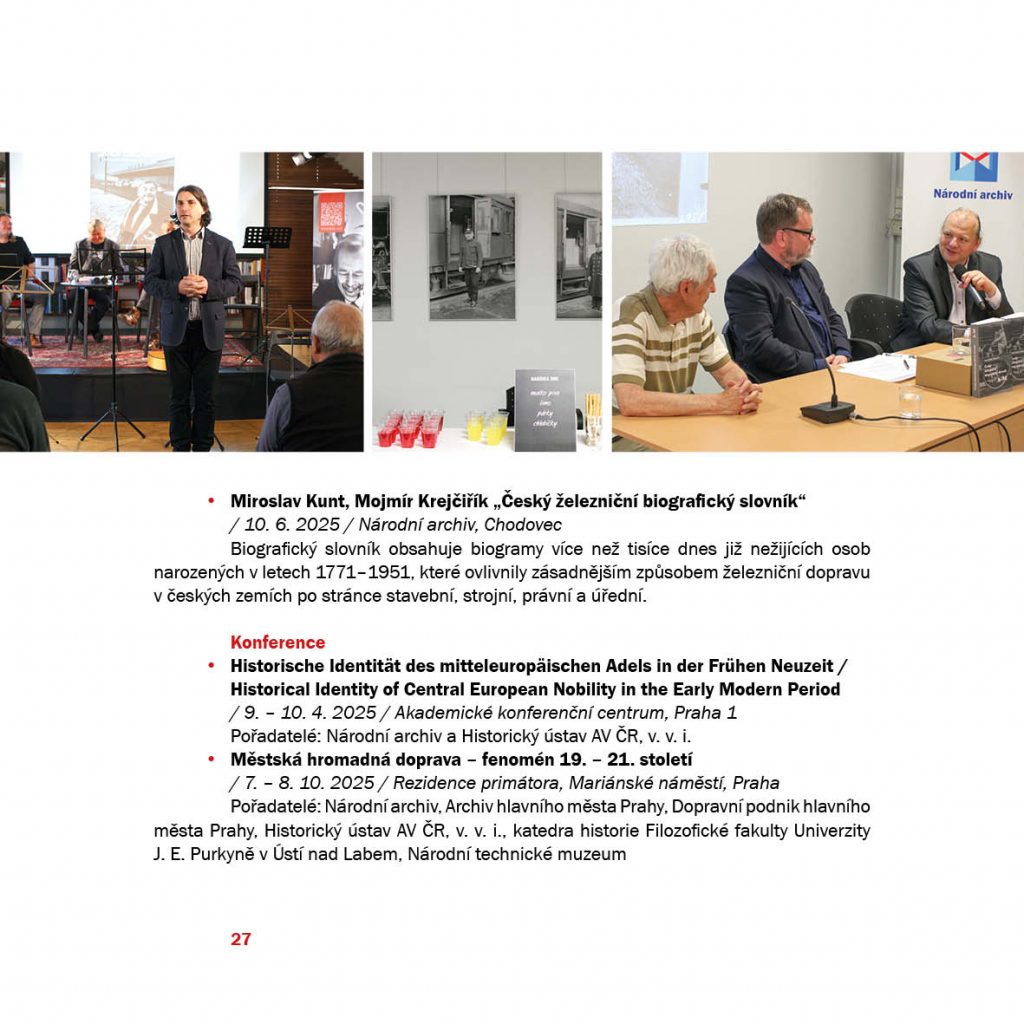 Národní archiv v roce 2025