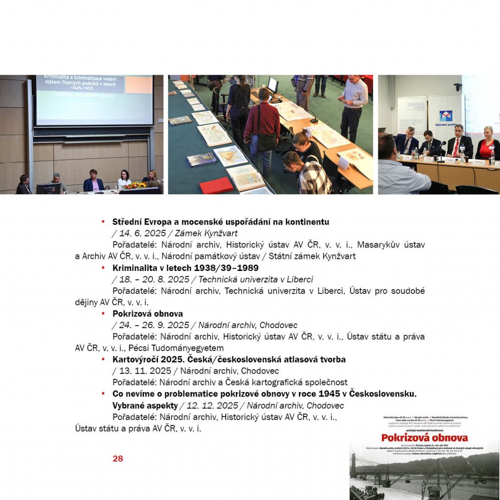 Národní archiv v roce 2025