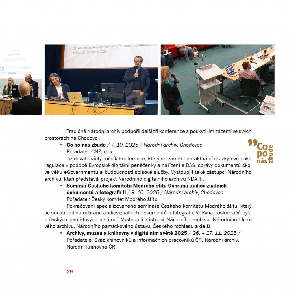 Národní archiv v roce 2025