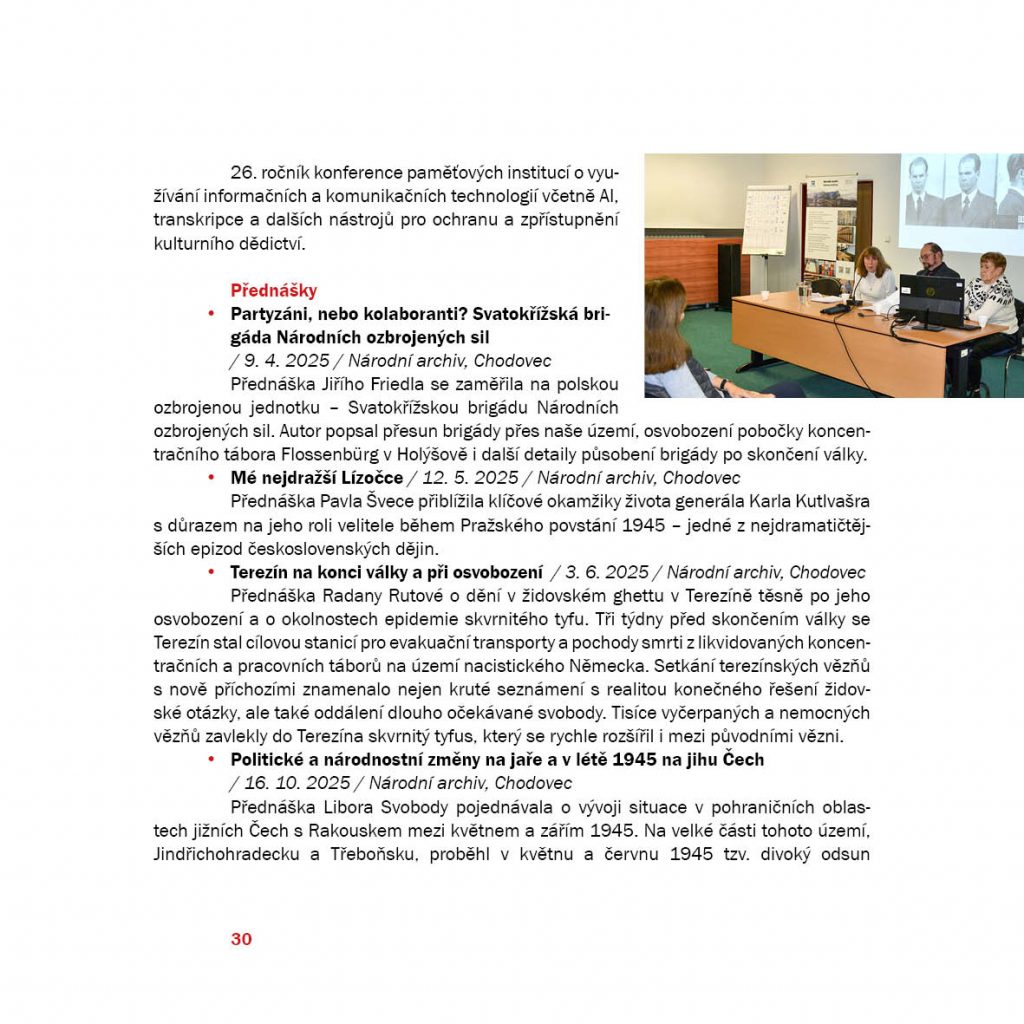 Národní archiv v roce 2025