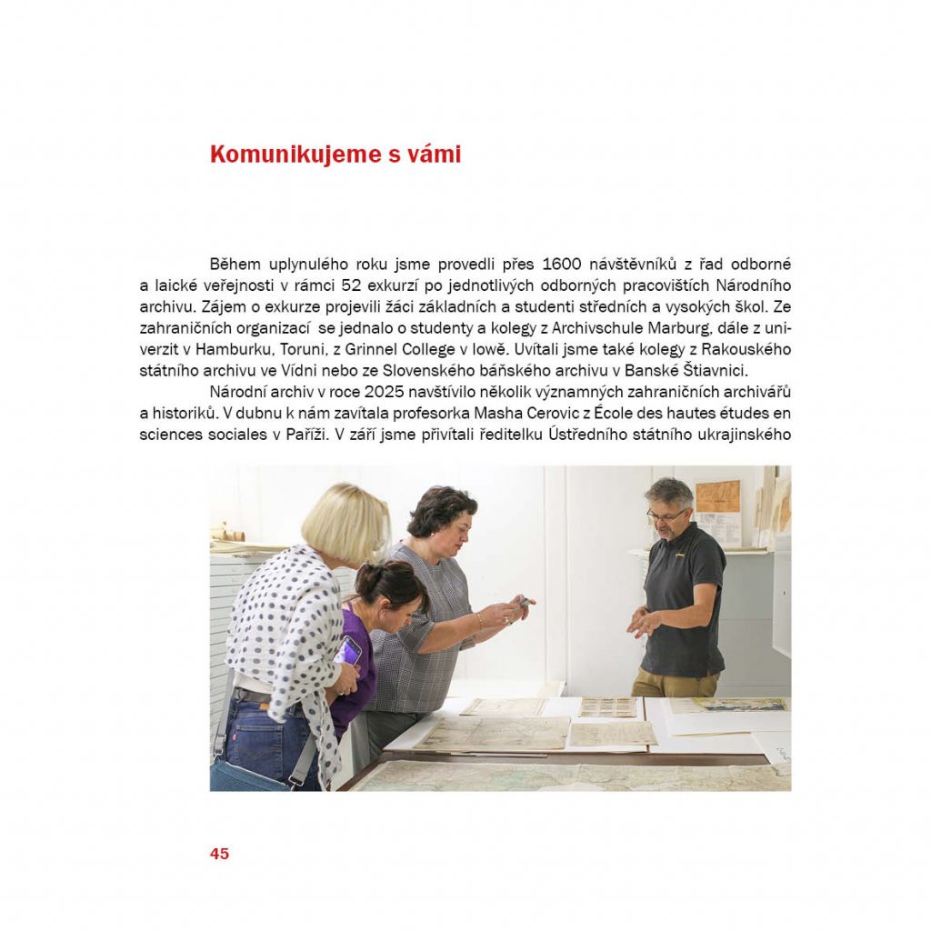 Národní archiv v roce 2025